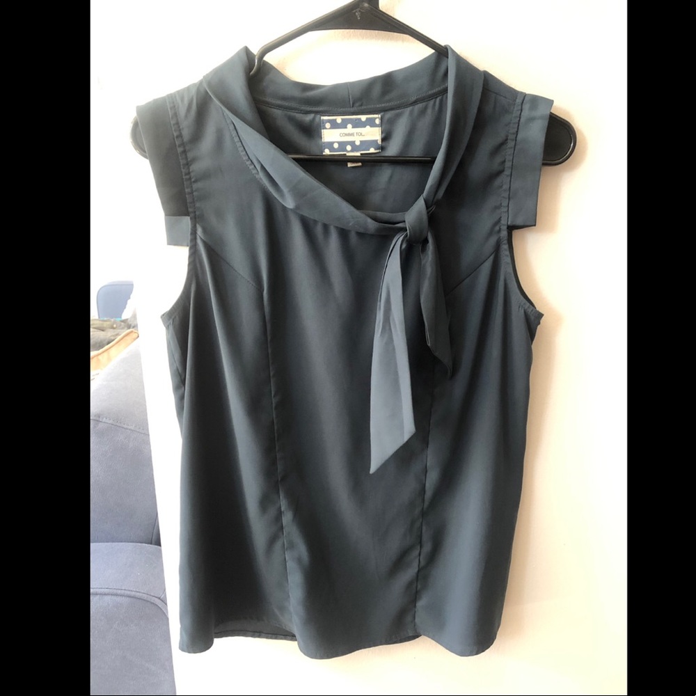 Comme Tol sleeveless blouse